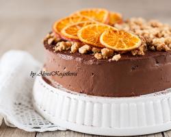 Торт «Деликат» шоколадно-сливочный с апельсинами Клубничный мусс с агар агаром